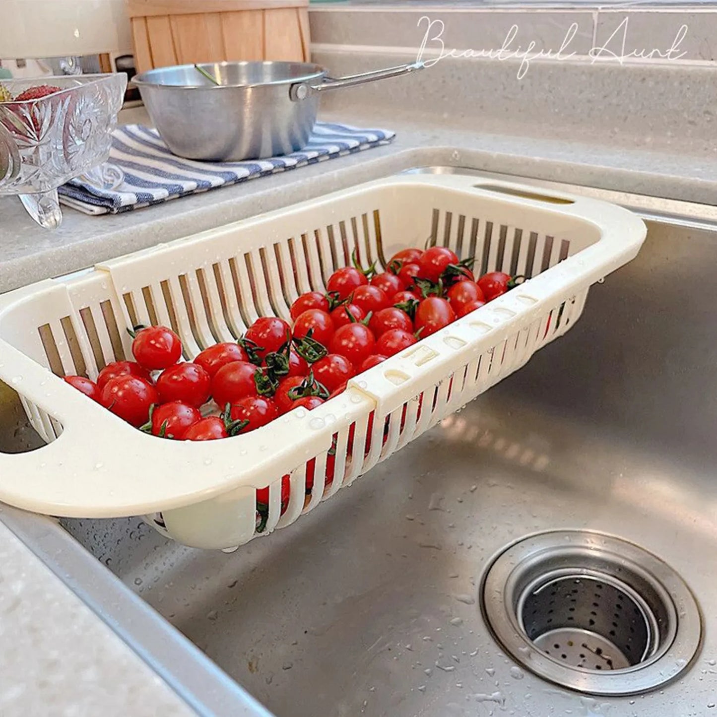 Drain Basket Bowl Rack