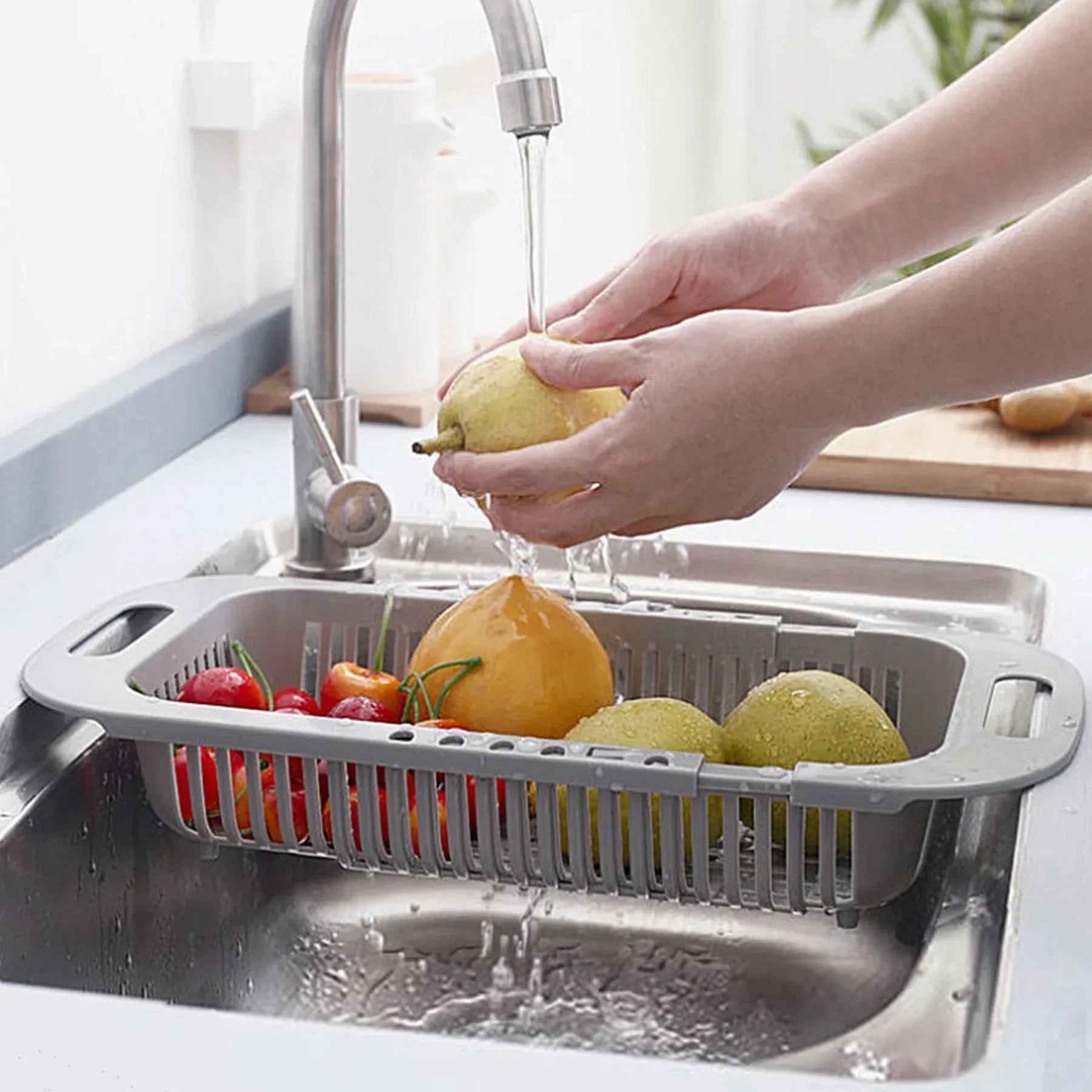 Drain Basket Bowl Rack